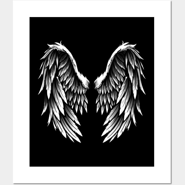 Angel wings Wall Art by NemiMakeit